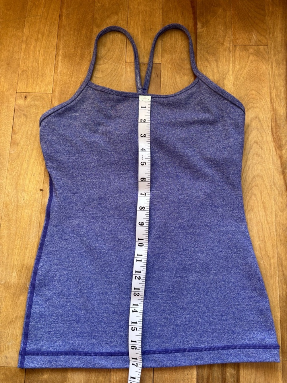 Lululemon Purple Women's Tank Top with Thin Back Straps - Picture 4 of 6